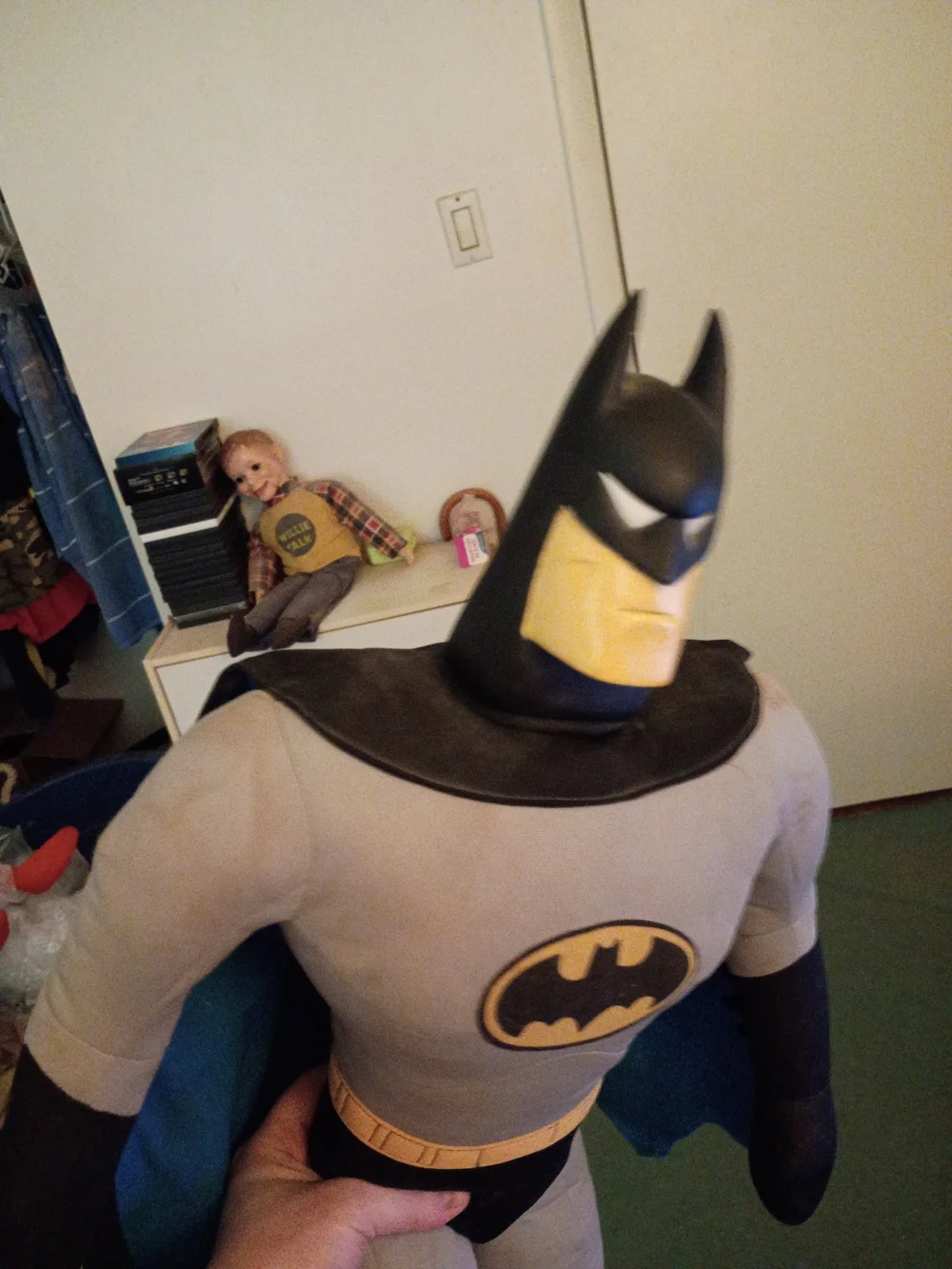 Batman TAS Batman Gray & Black Big Plush Toy - Official Style